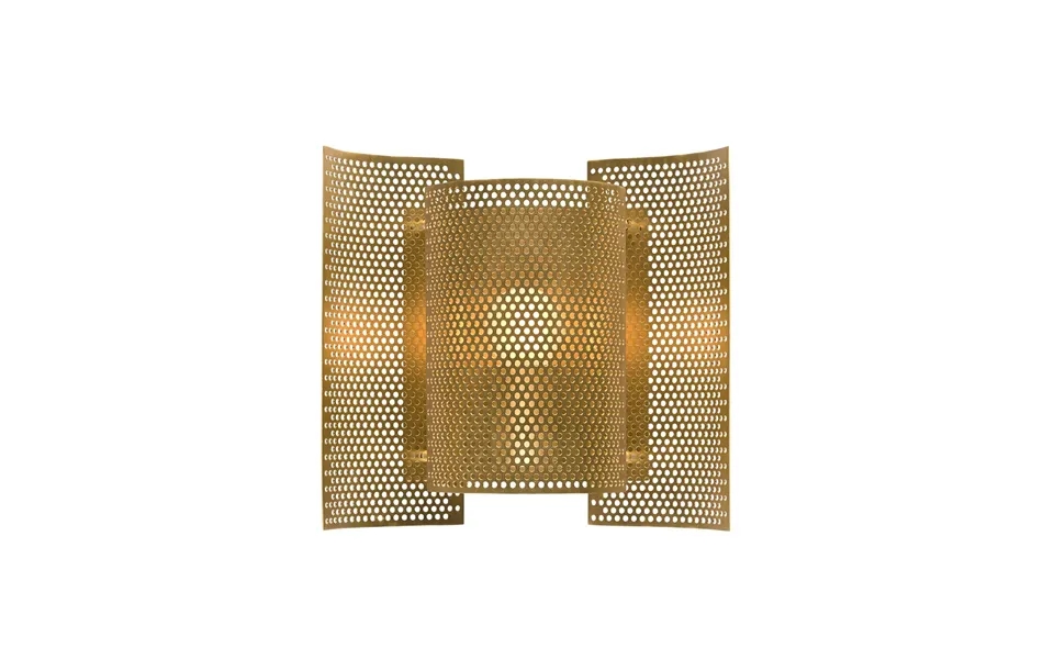 Northern Butterfly Wall Lamp Perforated Brass