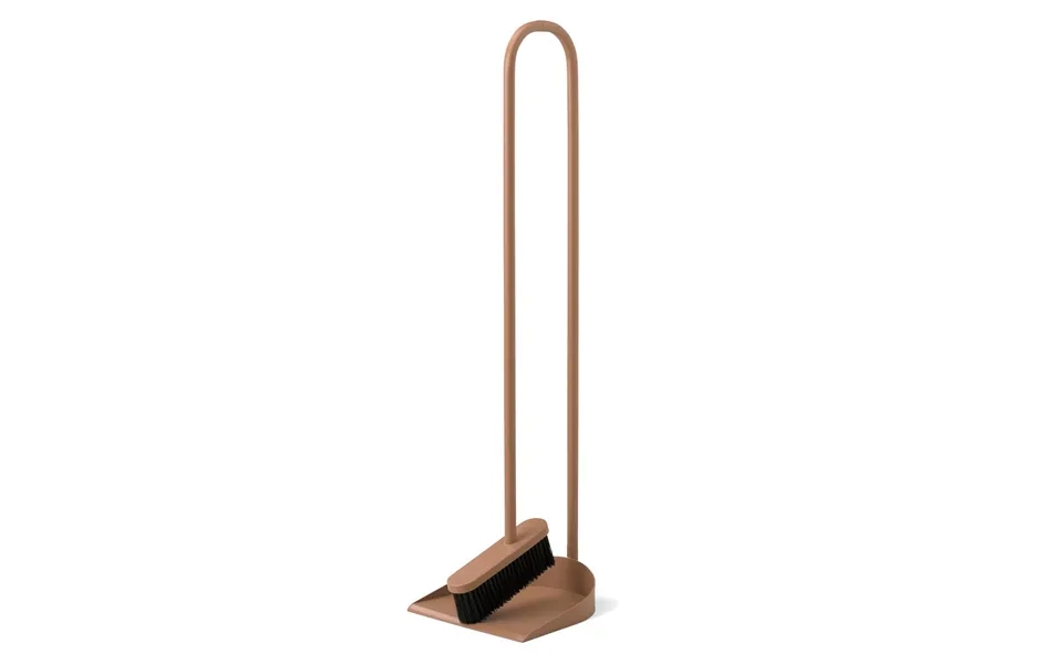 Northern Cane Broom And Dustpan Beige