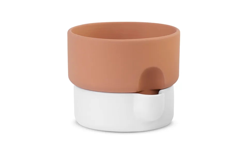Northern Oasis Self-watering Flower Pot Medium Ø20,5 Cm Terracotta-white