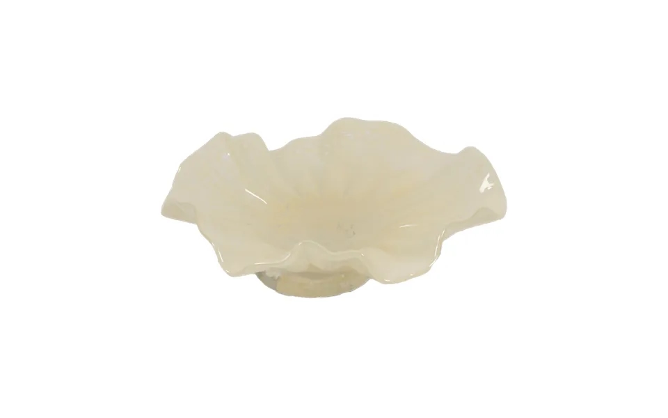 Olsson & Jensen Loa Bowl On Foot 22 Cm Vanilla