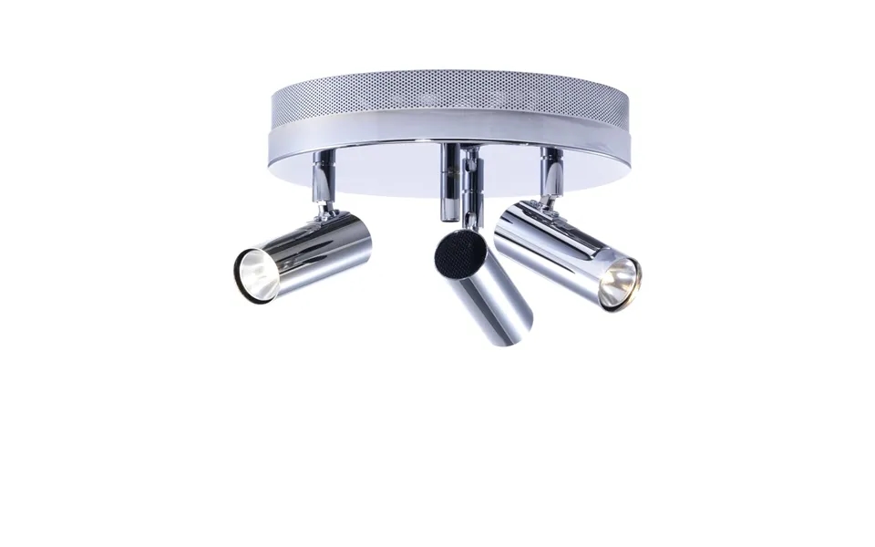 Örsjö Belysning Puck Ceiling Lamp Chrome - 3-lamp