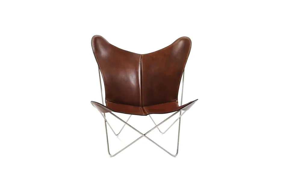 Ox Denmarq Trifolium Bat Armchair Leather Cognac