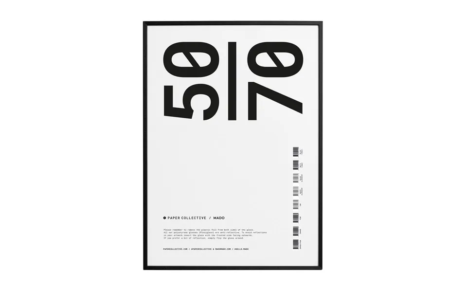 Paper Collective Paper Collective Frame Plexiglass-black 50x70 Cm