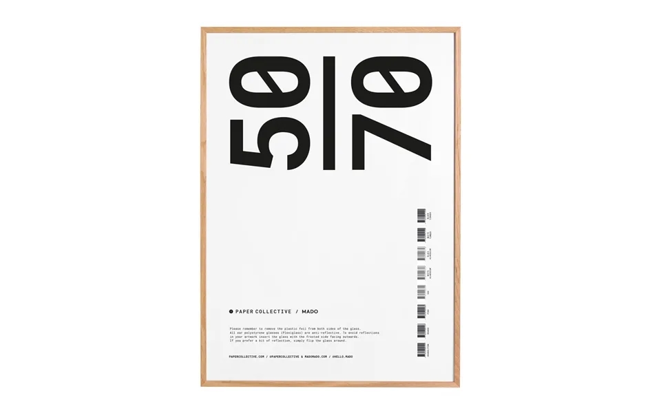 Paper Collective Paper Collective Frame Plexiglass-oak 50x70 Cm