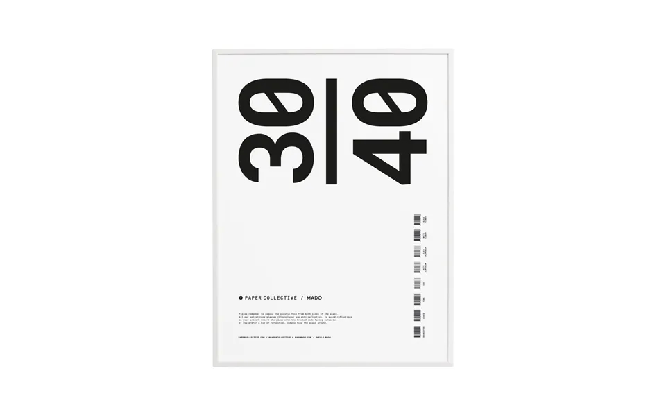 Paper Collective Paper Collective Frame Plexiglass-white 30x40 Cm