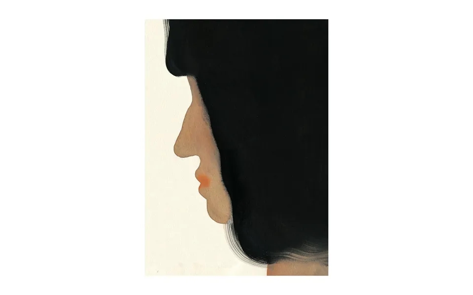 Paper Collective The Black Hair Poster 50x70 Cm