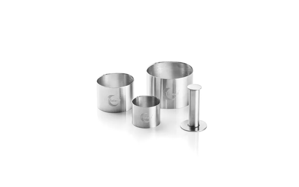 Plate It Plate-it Garnish Mold 4 Pieces Steel