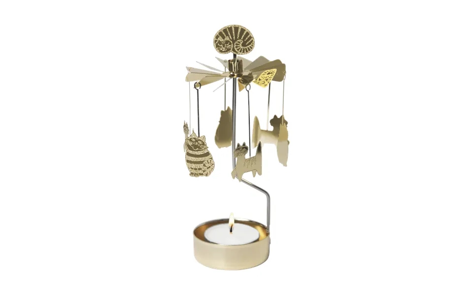 Pluto Design Lisa Larson Cats Angel Chime Gold