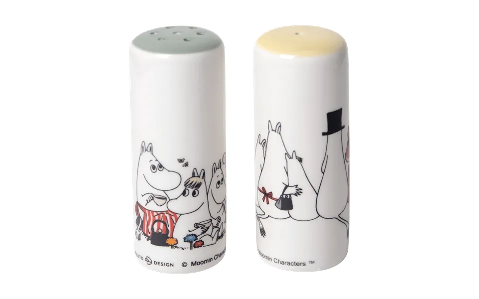 Pluto Design Moomin Love Salt & Pepper Shaker White-multi