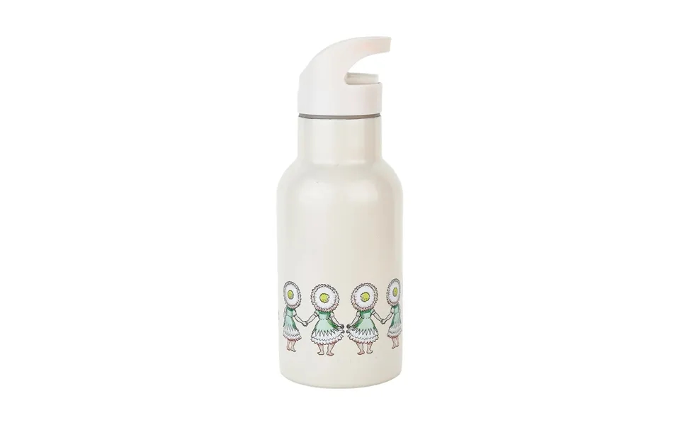 Rätt Start Elsa Beskow Blomsterfesten Water Bottle 34 Cl White