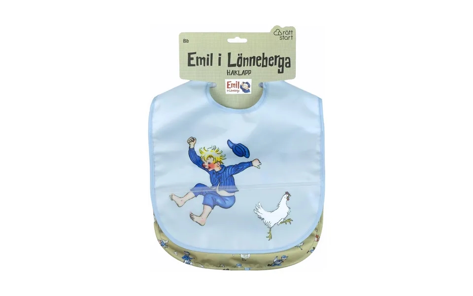 Rätt Start Emil I Lönneberga Bib 2-pack Blue