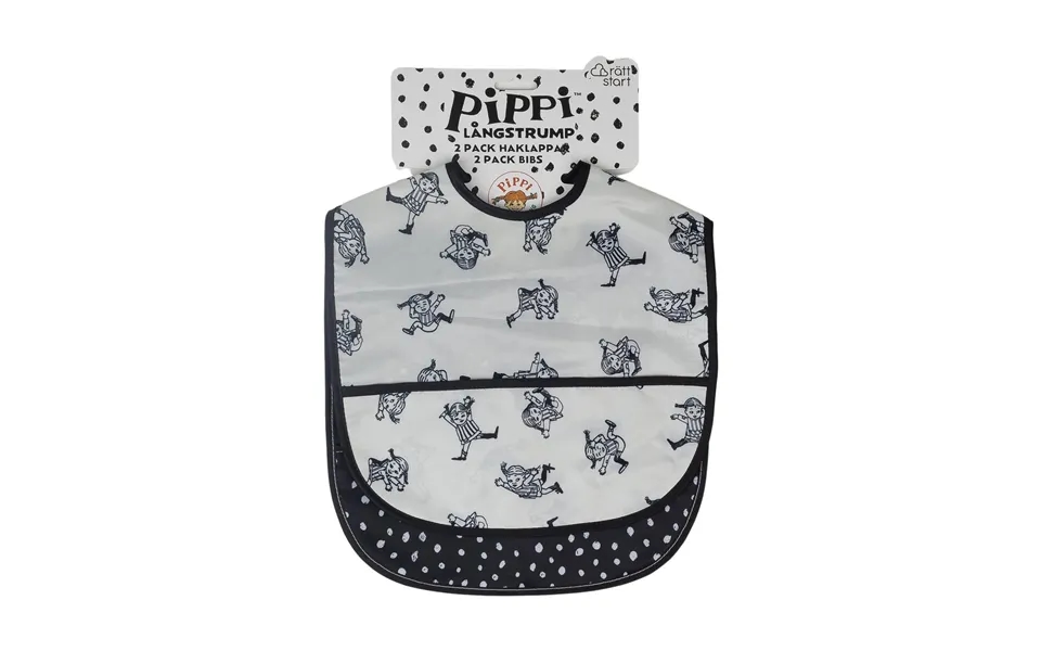 Rätt Start Pippi Cirkus Bib 2-pack Multi
