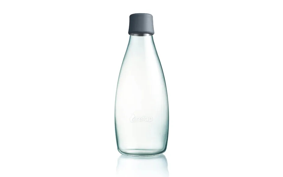 Retap Retap Glass Bottle 0.8 L Grey