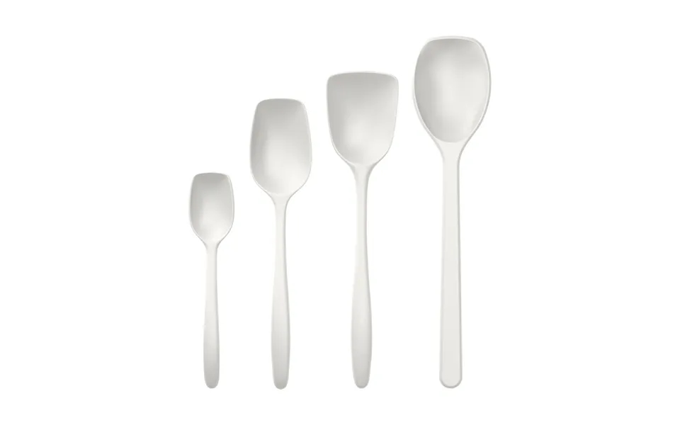 Rosti Classic Cooking Spoon Set 4 Pieces White