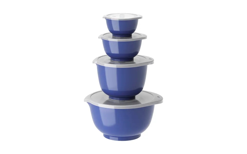 Rosti Margrethe Bowl Set 4-pack Electric Blue