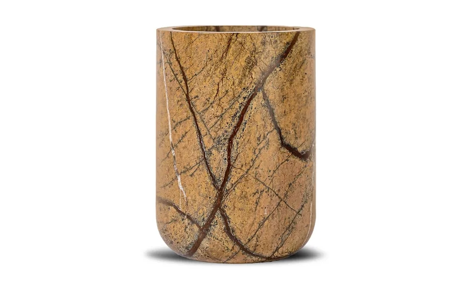 Sagaform Stone Wine Cooler Ø12.5 Cm Brown Forest Marble