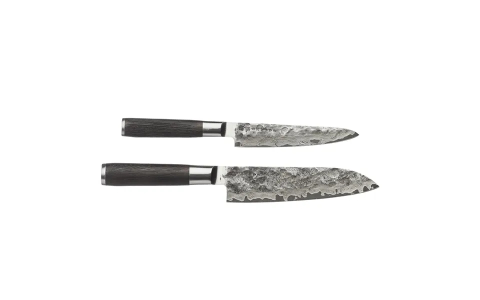 Satake Satake Kuro Knife Set Santoku & Petty 2 Pieces