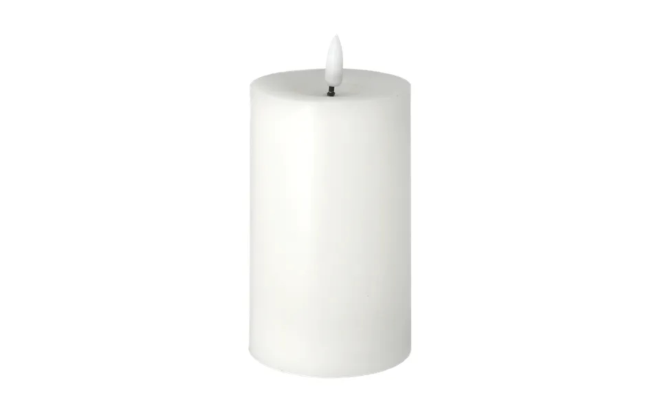 Scandi Essentials Bright Melt Block Candle 15 Cm White
