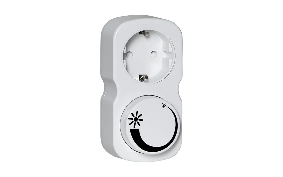 Scandi Essentials Lit Plug-in Dimmer Saco White