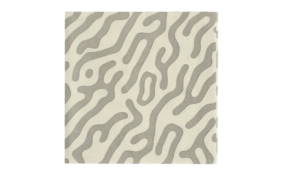 Scandi Essentials Trace Napkins 33x33 Cm 20 Pack Taupe-sand