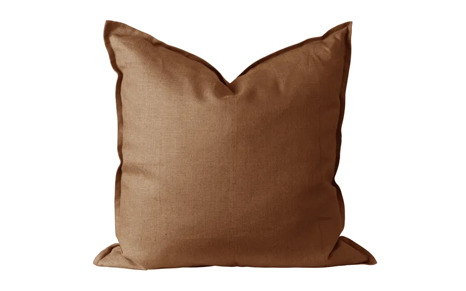 Scandi Living Calm Pillow Case Linen 50x50 Cm Almond Brown