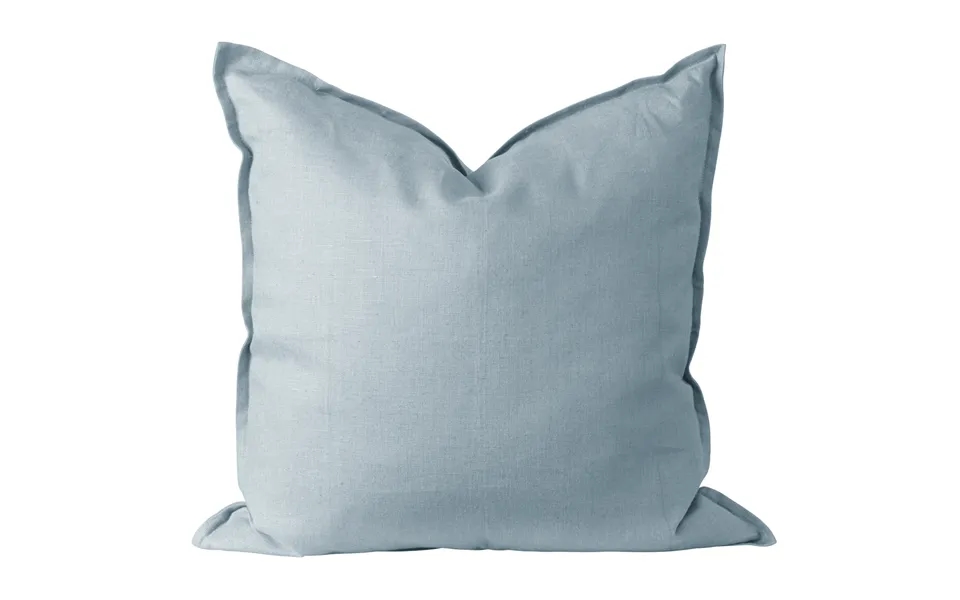 Scandi Living Calm Pillow Case Linen 50x50 Cm Sky Blue