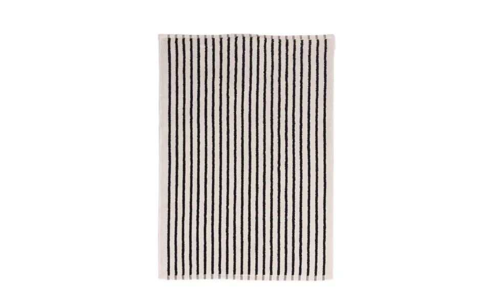 Scandi Living Drift Bath Mat 50x70cm White-black