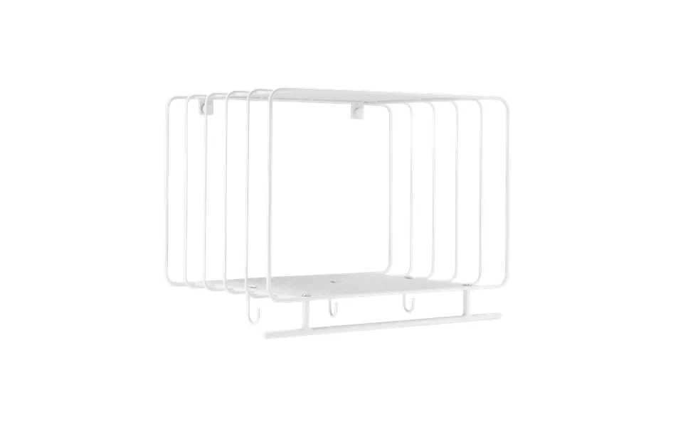Scandi Living Nod Hat Rack 45 Cm White