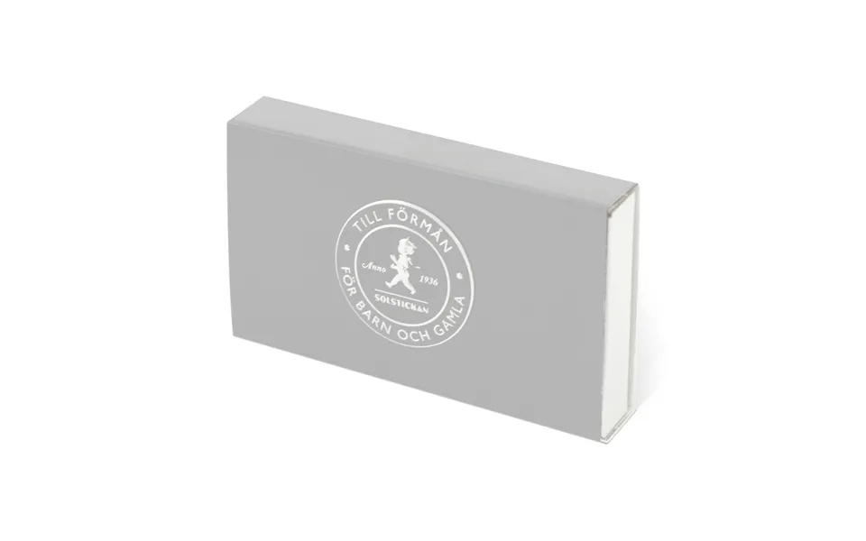 Solstickan Design Solstickan Matchstick Box 30 Pack Grey