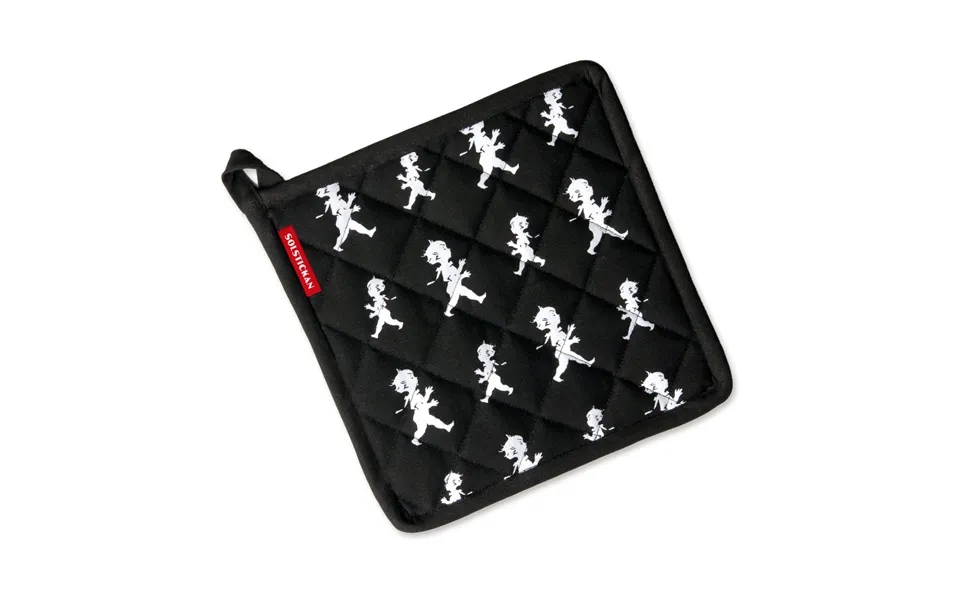 Solstickan Design Solstickan Potholder 22x22 Cm Black