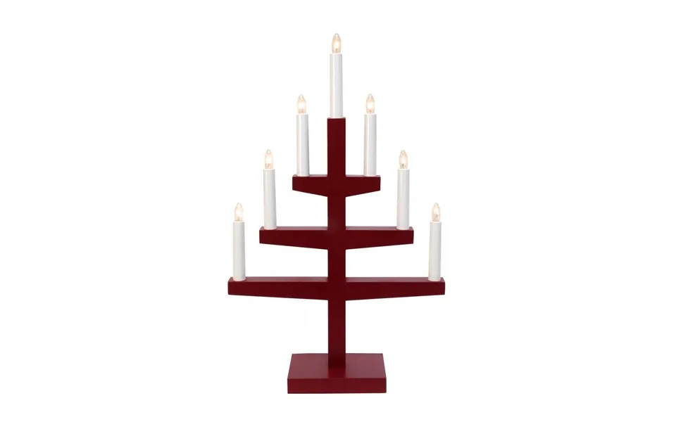 Star Trading Trapp Advent Candle Arch 54 Cm Red