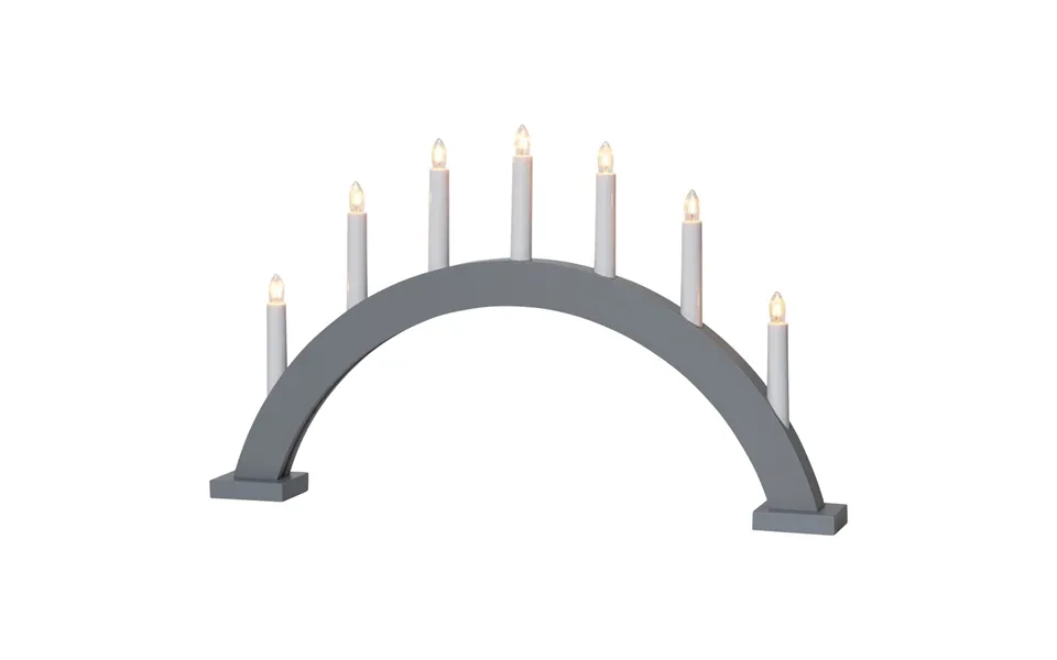 Star Trading Trapp Advent Candle Arch Grey