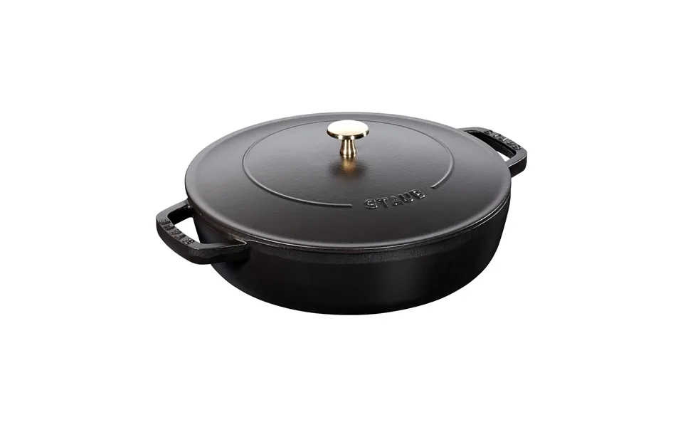 Staub Chistera Sauce Pan Ø28 Cm 3.7 L Black