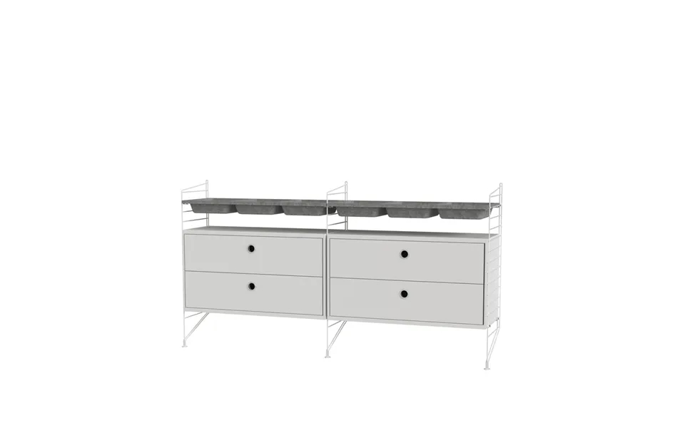 String String Bedroom White - Combination G