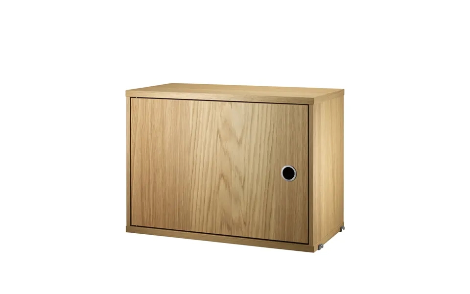 String String Cabinet With Door Oak - 58x30 Cm
