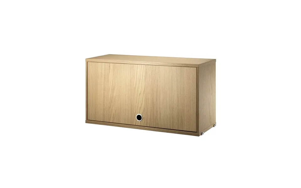 String String Cabinet With Flip Door 78 Cm Oak