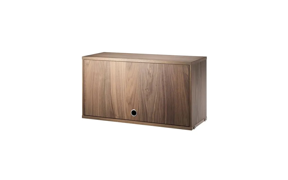 String String Cabinet With Flip Door 78 Cm Walnut