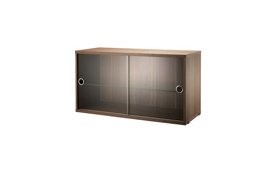String String Display Cabinet 78 Cm Walnut
