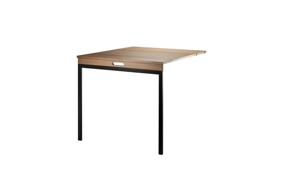 String String Folding Table Walnut-black Metal Legs