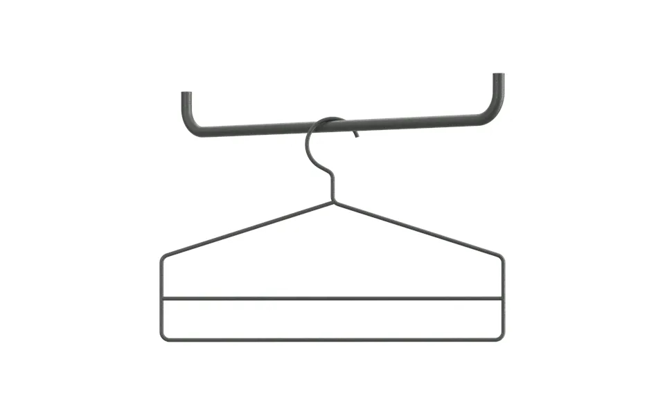String String Hangers 4-pack Dark Grey