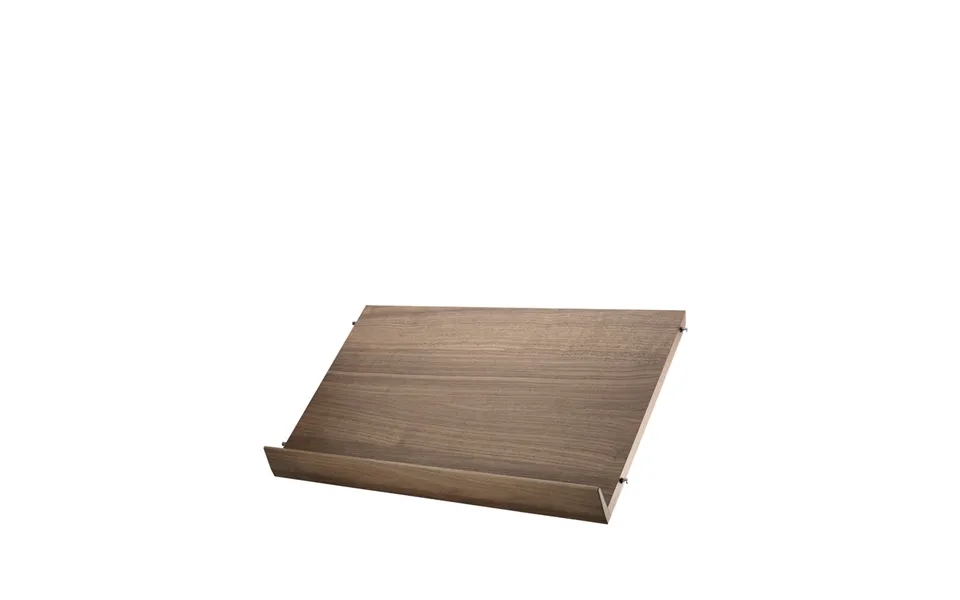 String String Magazine Shelf Wood Walnut - 58x30 Cm