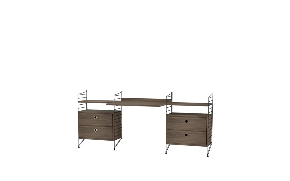 String String Office Walnut & Black - Combination C