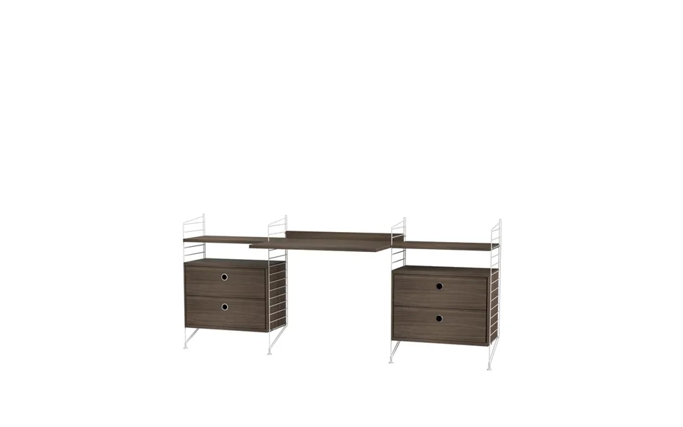 String String Office Walnut & White - Combination C