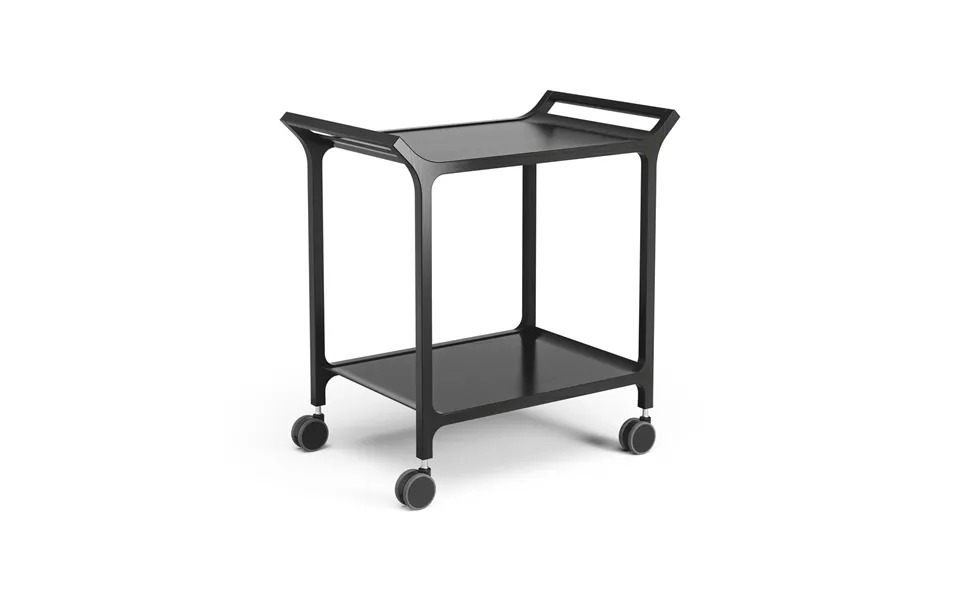 Swedese Teatime Serving Trolley Ash Black Glazed