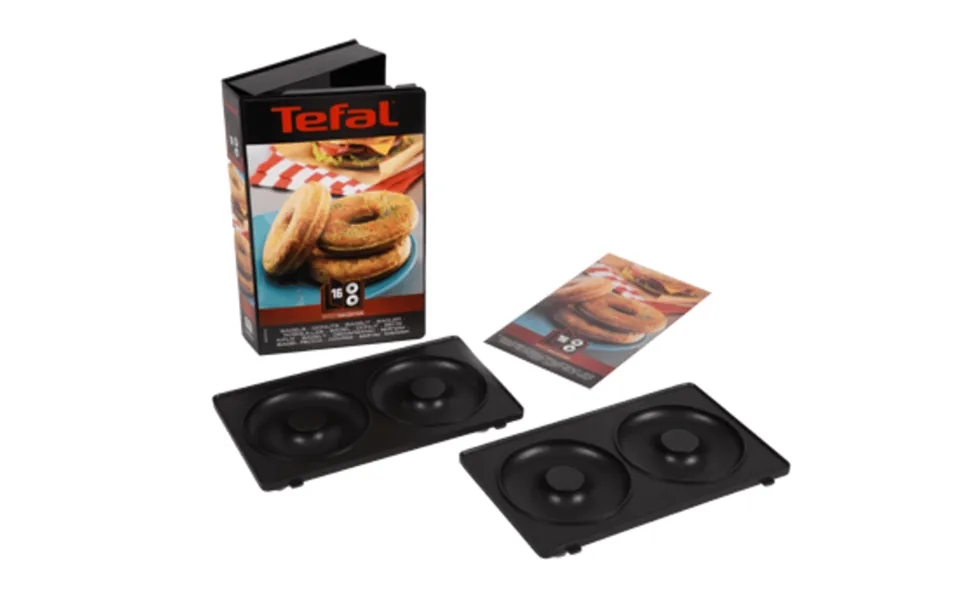 Tefal Snack Collection Bagel Plate For Sandwich Grill Black