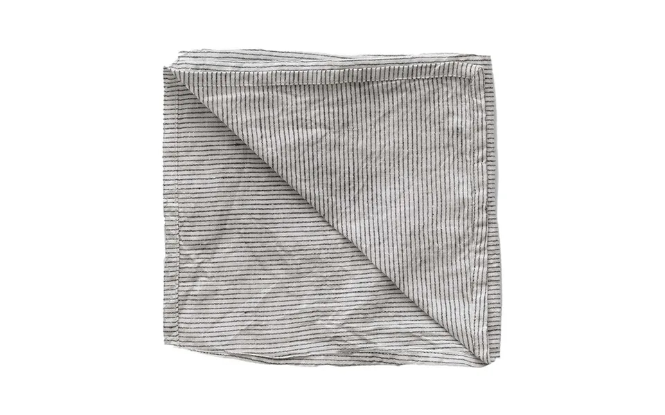 Tell Me More Washed Linen Napkin Pinstripe