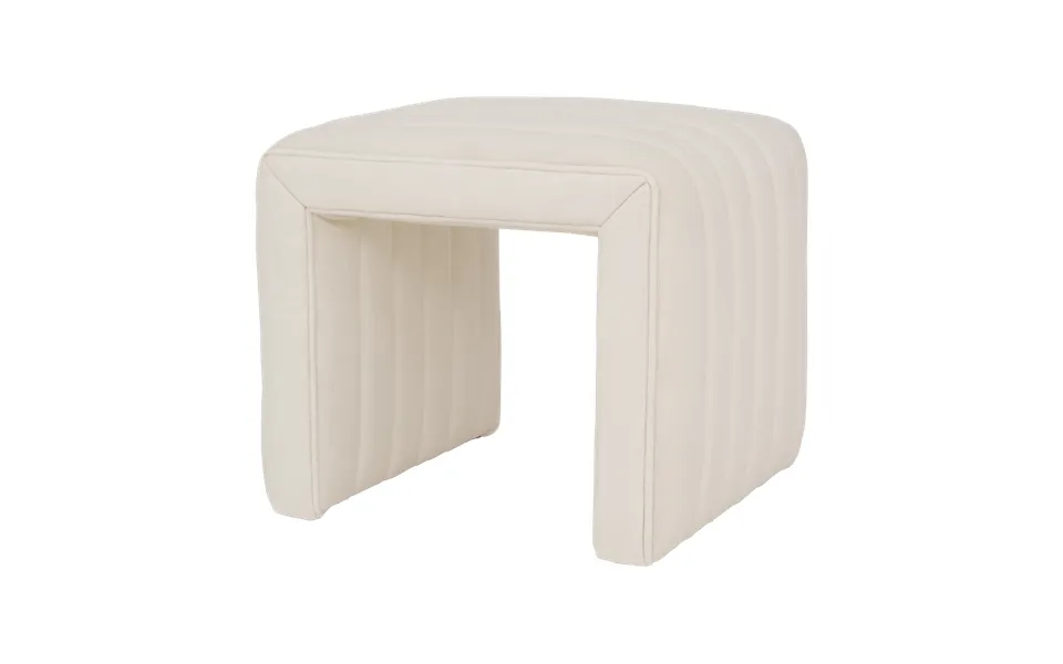 Urban Nature Culture Lyne Pouf 46x35x38 Cm Off White