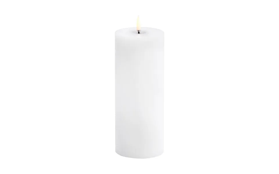 Uyuni Lighting Uyuni Led Block Candle Melted White Rustic - Ø7