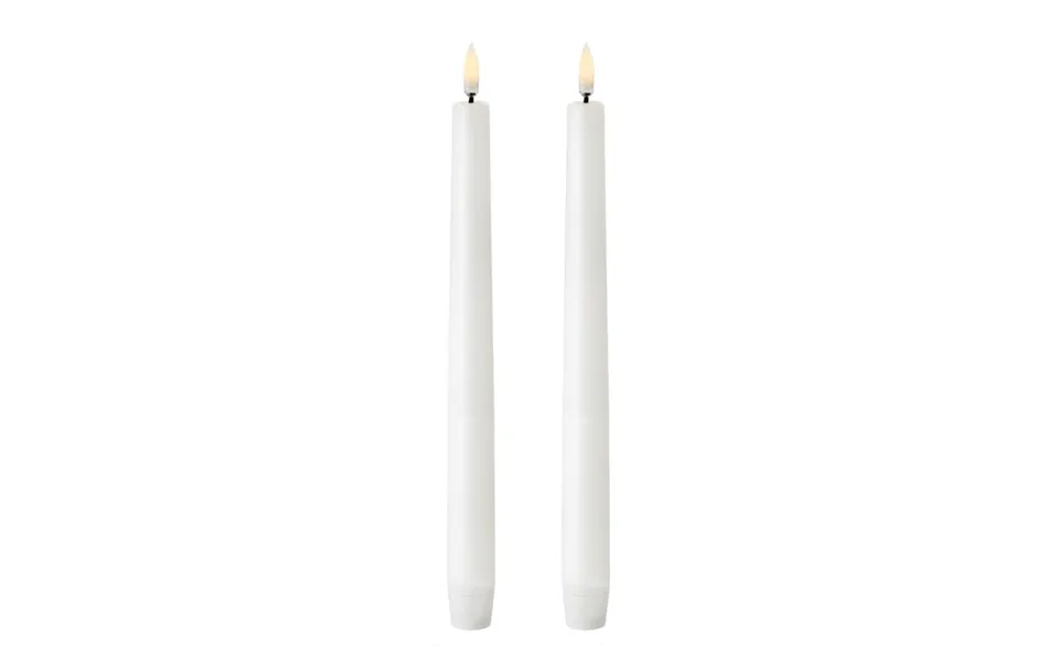 Uyuni Lighting Uyuni Led Taper Candles White 2-pack 25,2 Cm