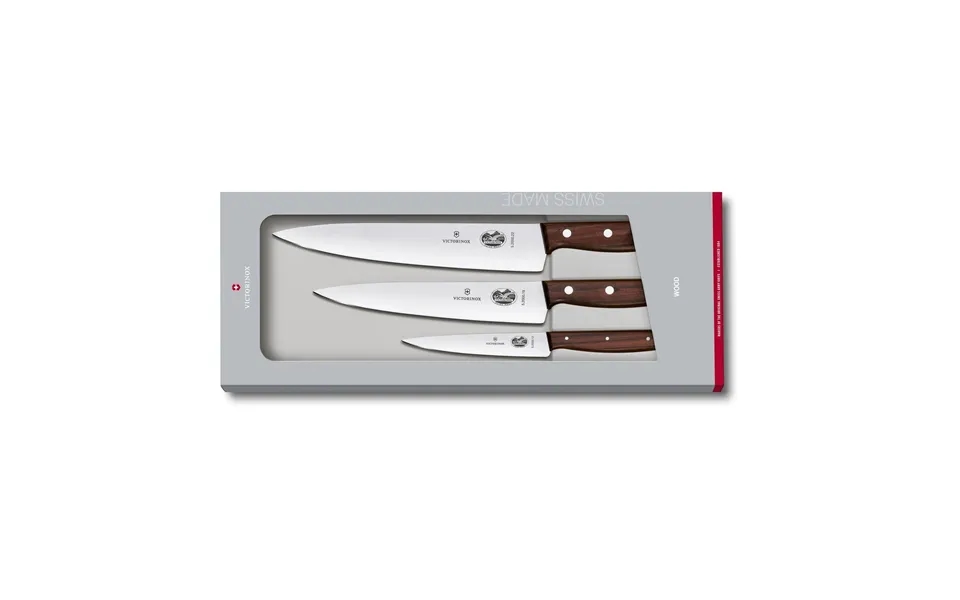 Victorinox Wood Knive Set 3 Pieces Stainless Steel-maple